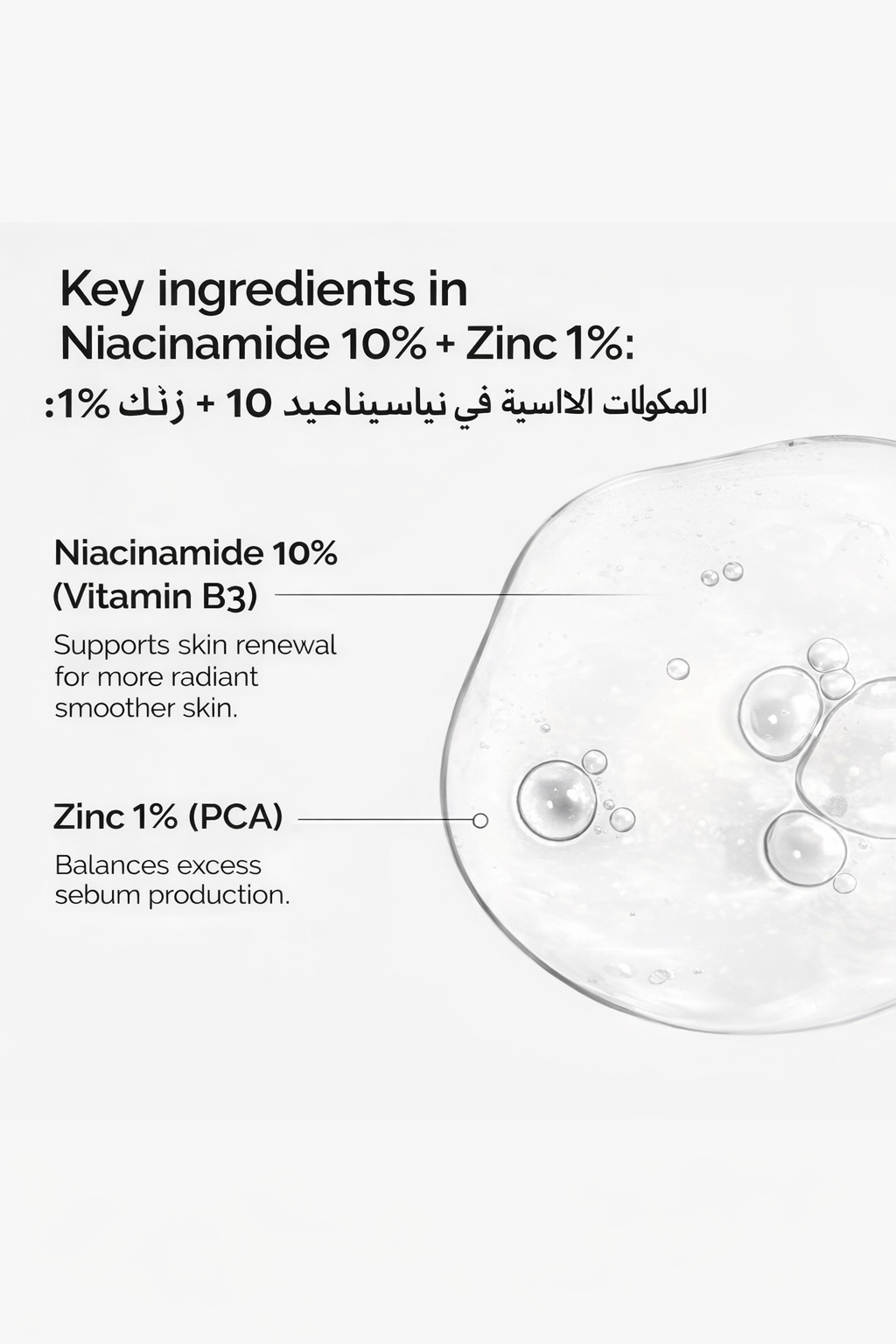 The Ordinary Niacinamide 10% + Zinc 1% – Oil Control & Brightening Serum
